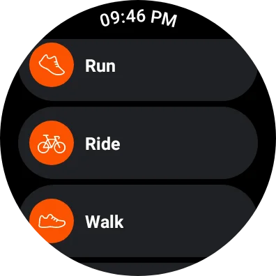 Strava on Samsung Galaxy Watch
