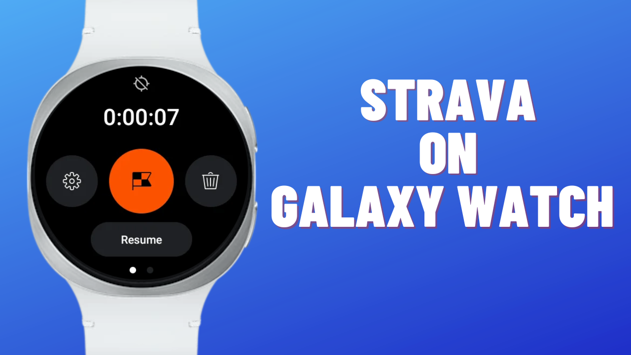 Strava on Galaxy Watch