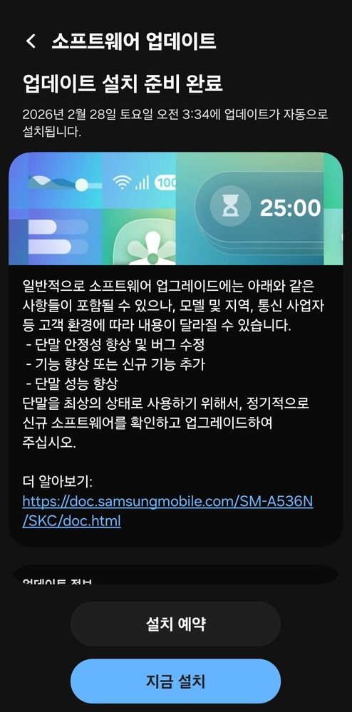 Galaxy A53 February Update