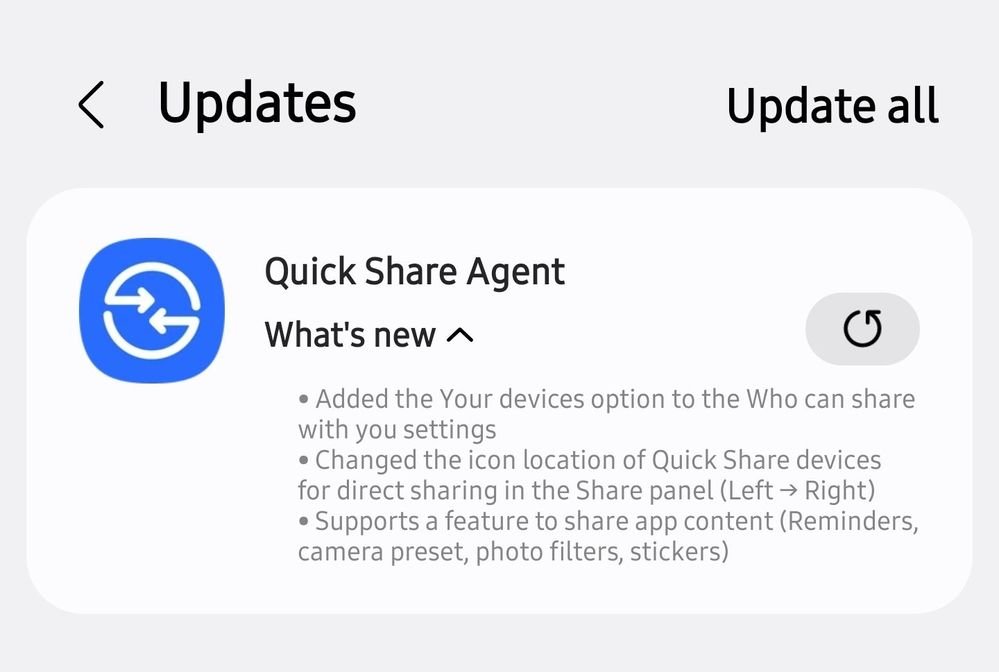 Apple AirDrop on Galaxy S25 Ultra