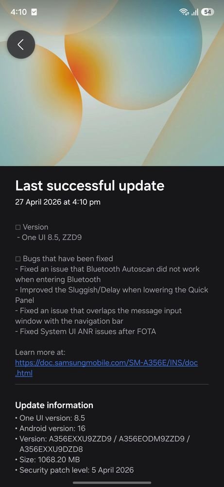Galaxy A35 Gets One UI 8.5 Beta 2 and April Update in India