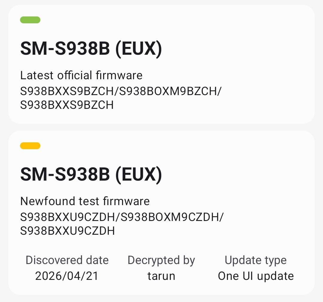 Stable One UI 8.5 Update