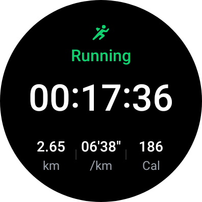 Galaxy Watch Interval Training