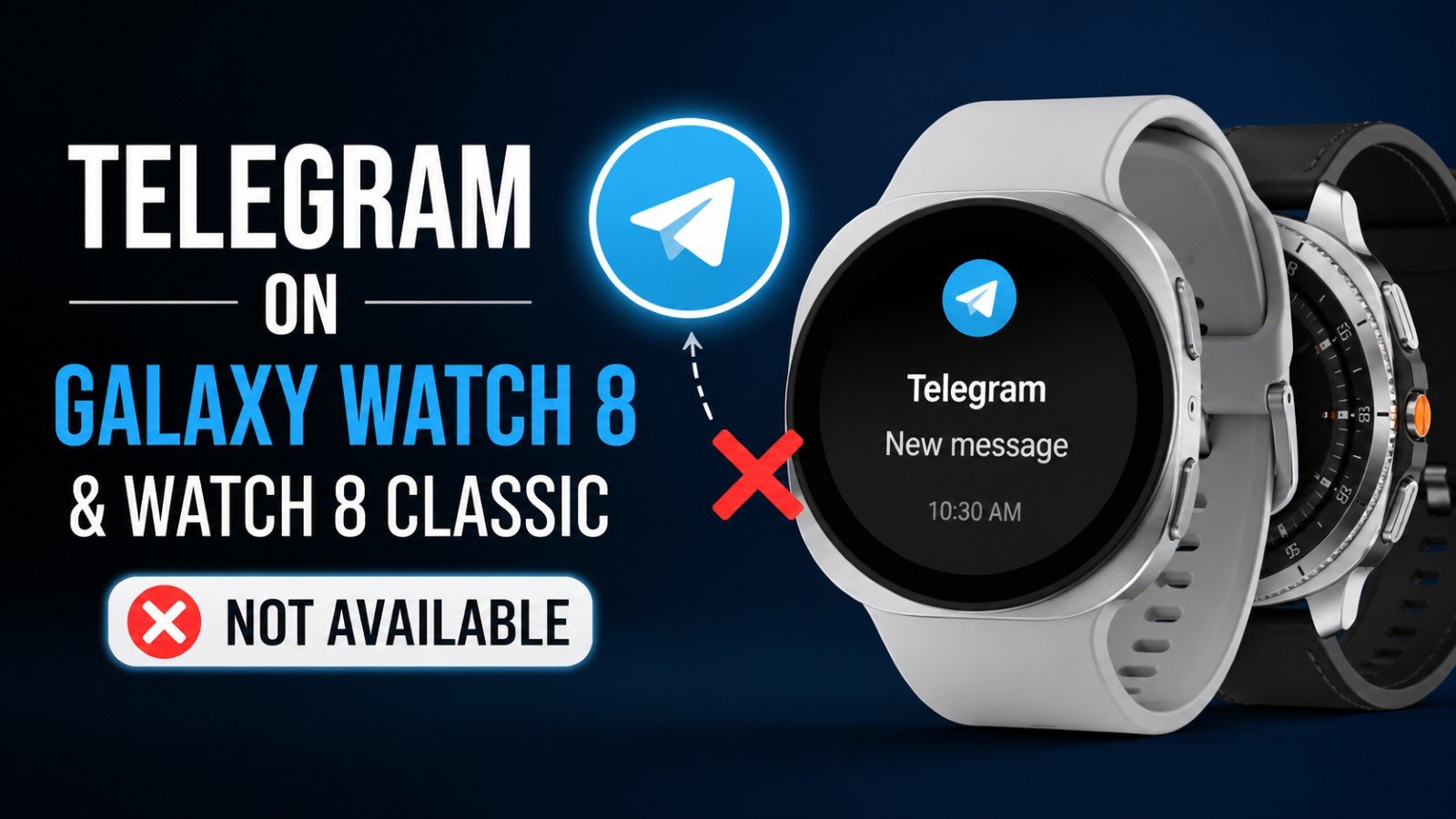 Telegram on Galaxy Watch 8 Classic