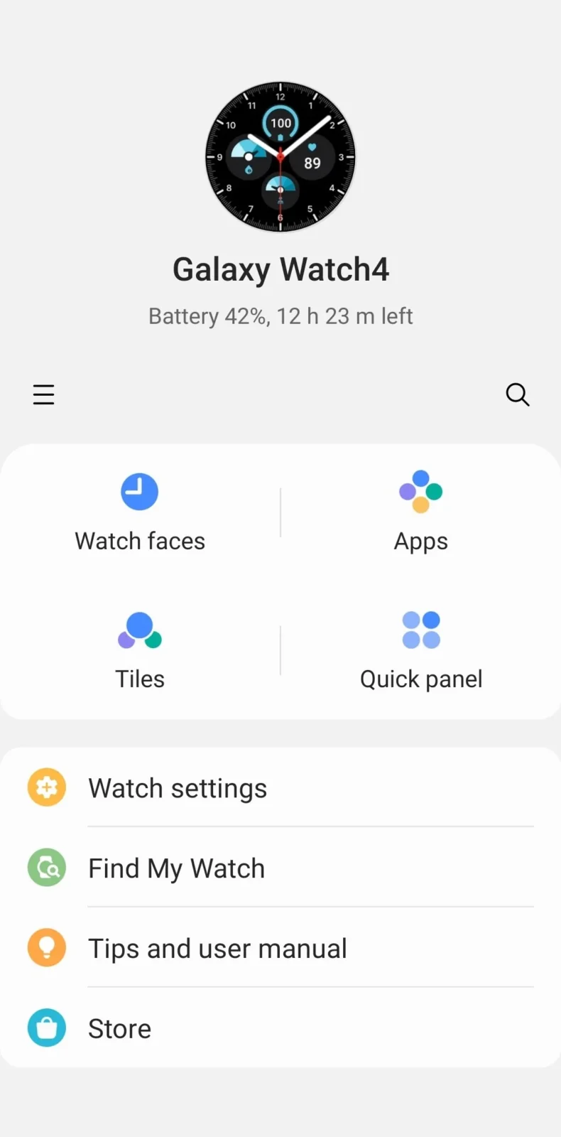 Facebook on Galaxy Watch 8