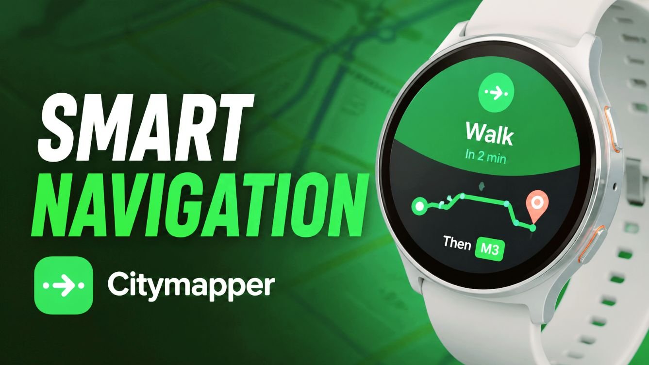 Citymapper on Galaxy Watch 8