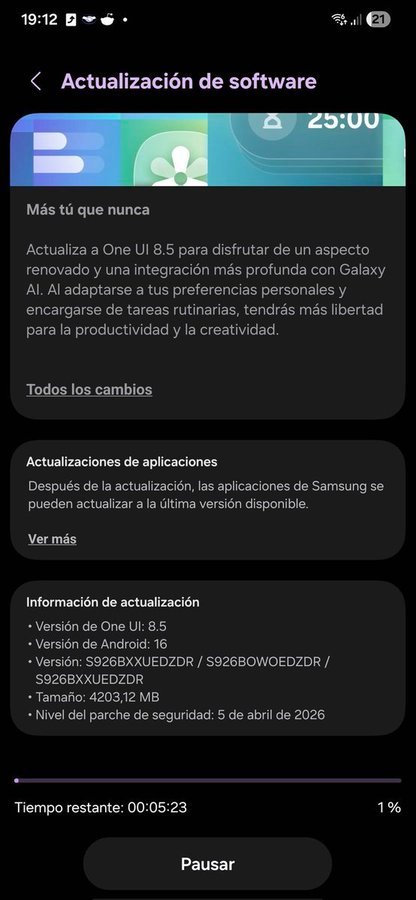 Galaxy S24 One UI 8.5 Update