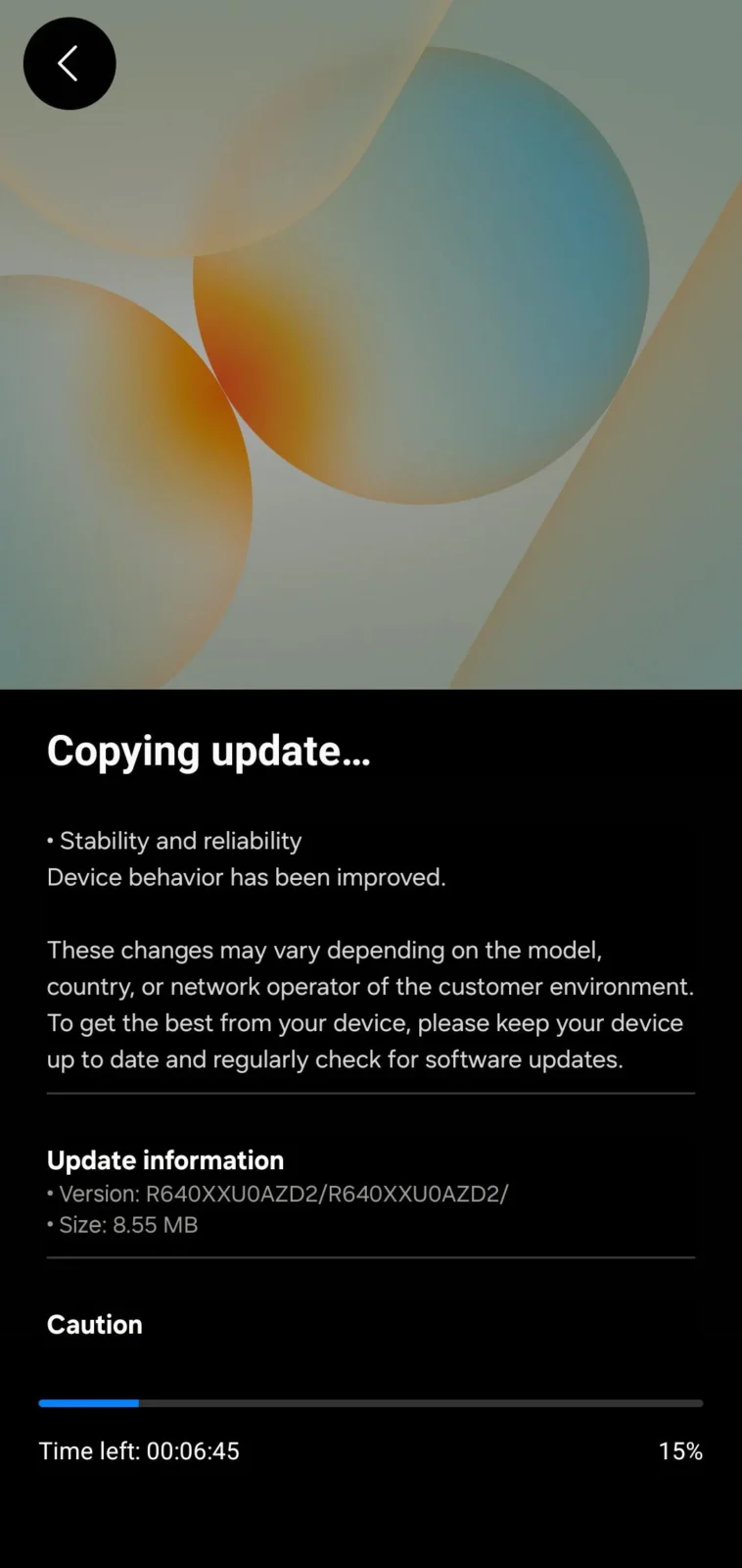 Galaxy Buds 4 Pro First Update
